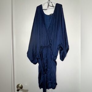 lulu’s silk romper w/tie